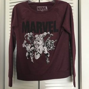 Maroon Marvel Light Sweater